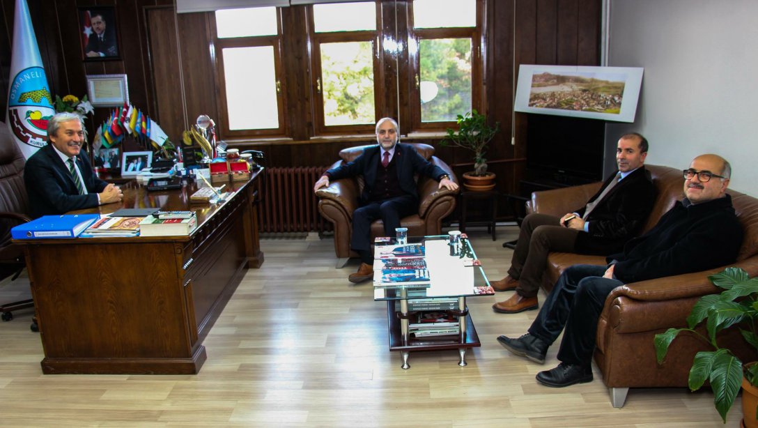 Müdürümüzden Osmaneli Belediye Başkanı Sayın Münir Şahine Veda Ziyareti