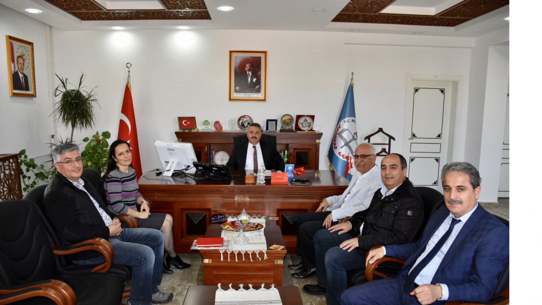 Türkiye Yeşilay Cemiyeti Bilecik Şubesi İl Milli Eğitim Müdürümüz Ramazan Çelik'i Ziyaret Etti