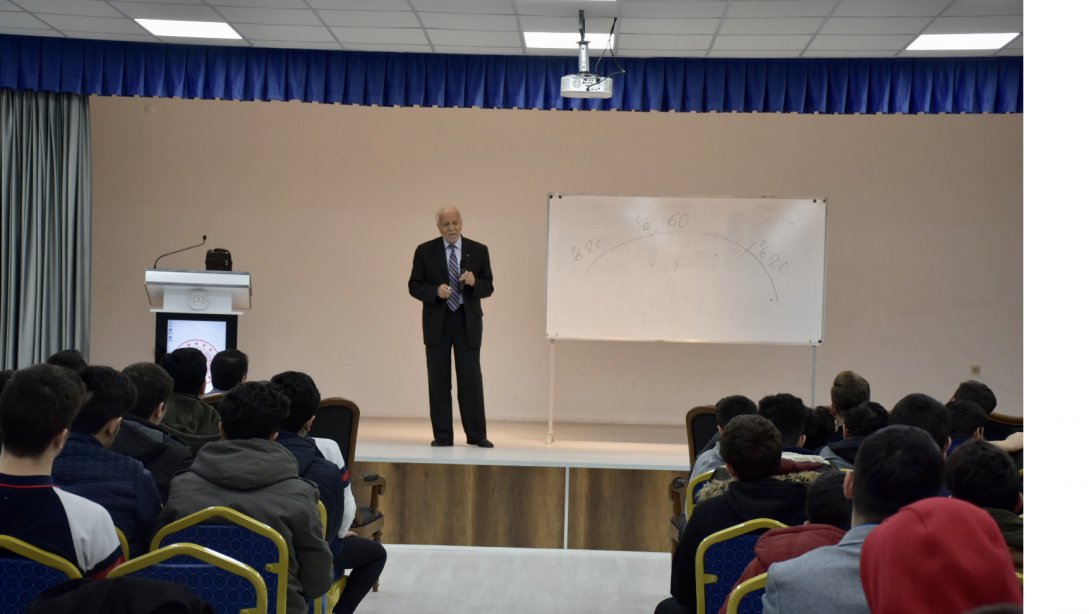 Öğrencilerimize ''Eğitim ve Şiir'' Konferansı Gerçekleştirildi.