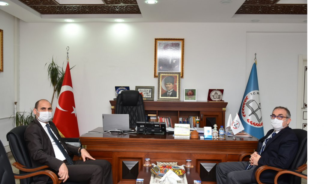 Bilecik Gençlik ve Spor İl Müdürü Yasin ÖZDEMİR, İl Milli Eğitim Müdürümüz Mustafa Sami AKYOL'u makamında ziyaret etti.