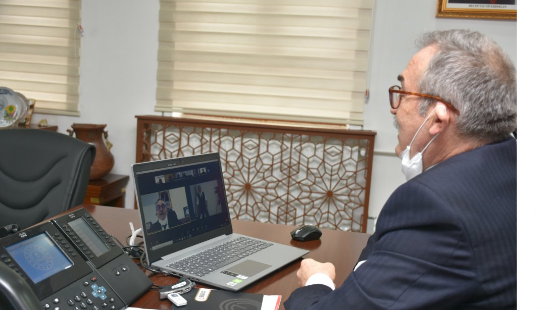 İl Milli Eğitim Müdürümüz Mustafa Sami AKYOL başkanlığında İlimiz Öğretmenleriyle telekonferans yoluyla görüşme gerçekleştirildi