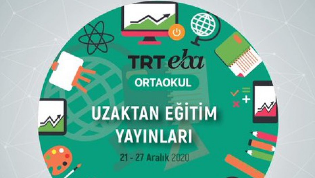 TRT EBA'da Yeni Haftanın Programı Ortaokul