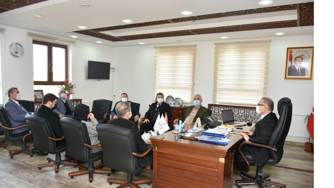 İl Genel Meclisi Başkanı Osman YILMAZ ve Beraberinde Bulunan İl Genel Meclisi Üyelerinden Hayırlı Olsun Ziyareti