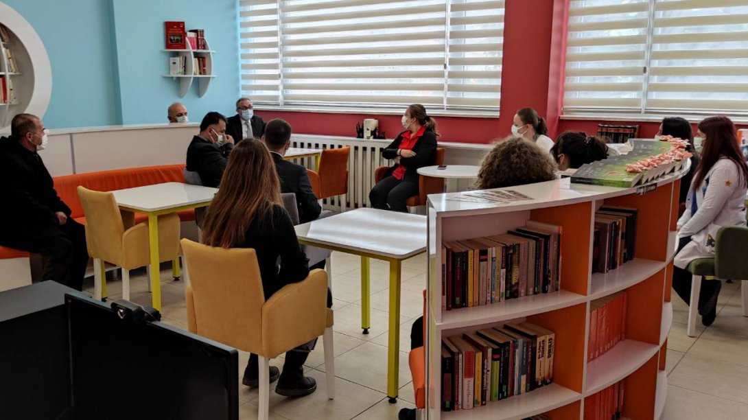 Bozüyük Mimar Sinan Mesleki ve Teknik Anadolu Lisesi Kütüphane Açılışı Gerçekleştirildi.