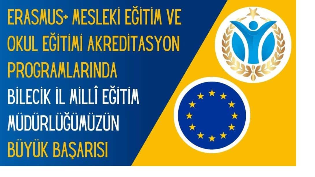 Bilecik İl Millî Eğitim Müdürlüğünden Erasmus+ Programında Rekor Hibe!