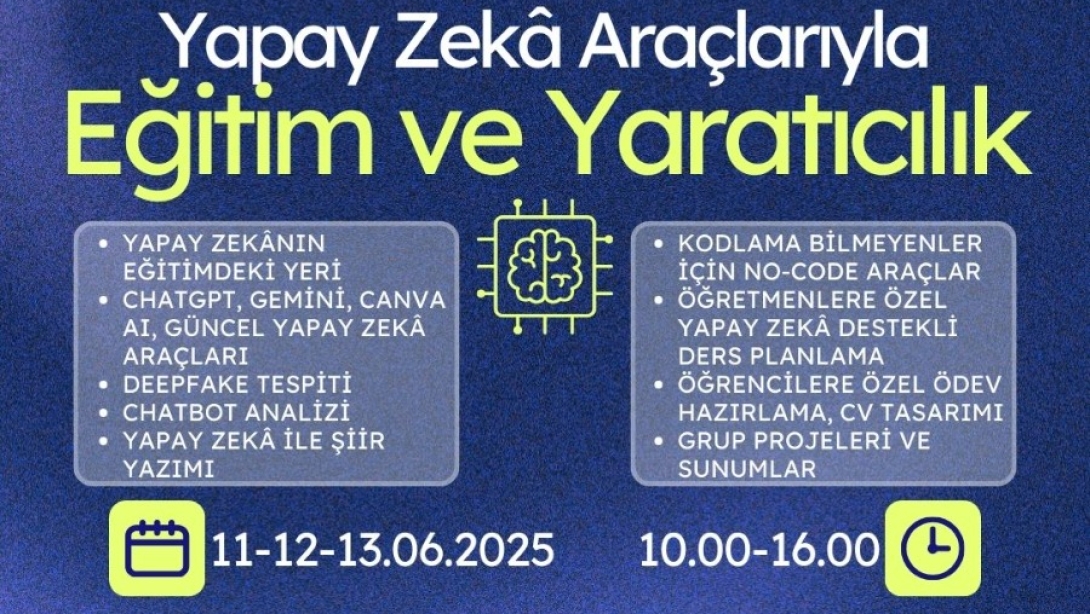 YAPAY ZEKÂ ARAÇLARIYLA EĞİTİM VE YARATICILIK!
